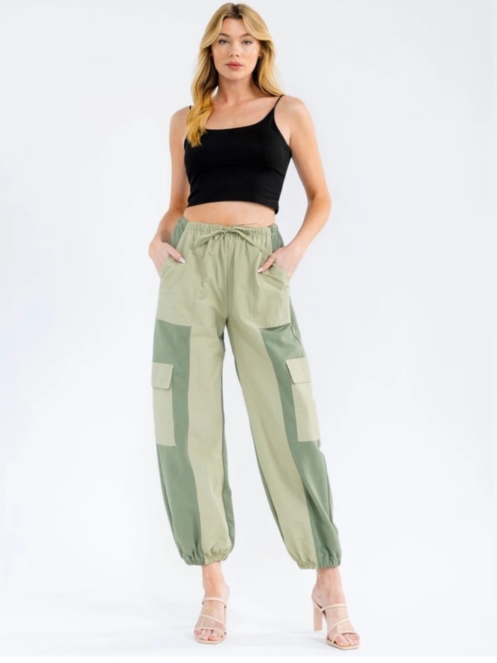 NWT Strut & Bolt Colorblock Jogger Pants